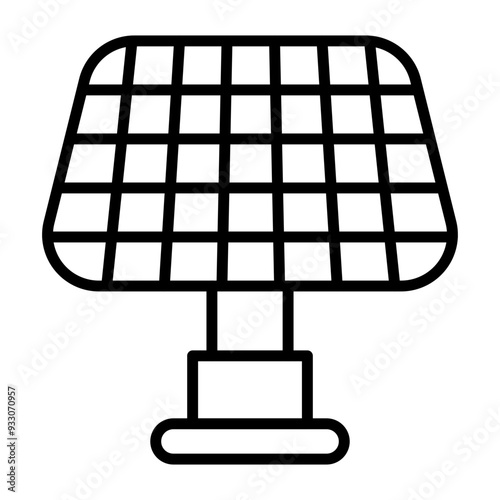 Smart Solar Panel Icon Style