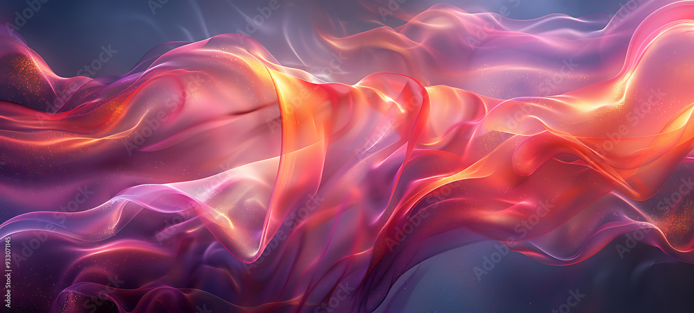 Obraz premium Abstract background with overlapping translucent shapes