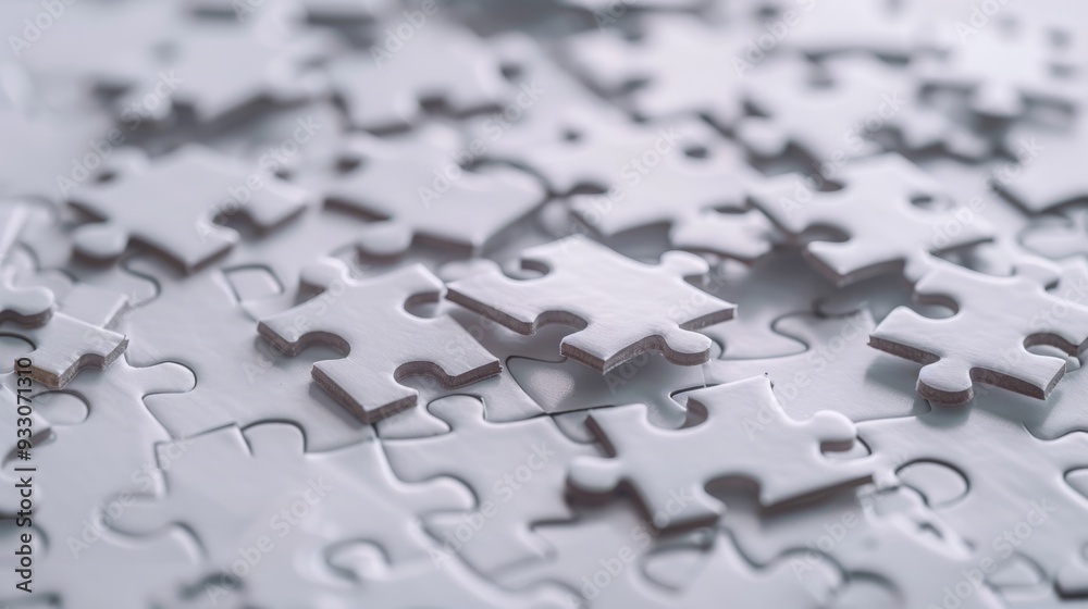 A close-up of scattered puzzle pieces, focusing on the intricate connections yet to be made, symbolizing problem-solving and creativity. A close-up of scattered puzzle pieces, focusing on the intricate connections yet to be made, symbolizing problem-solving and creativity.