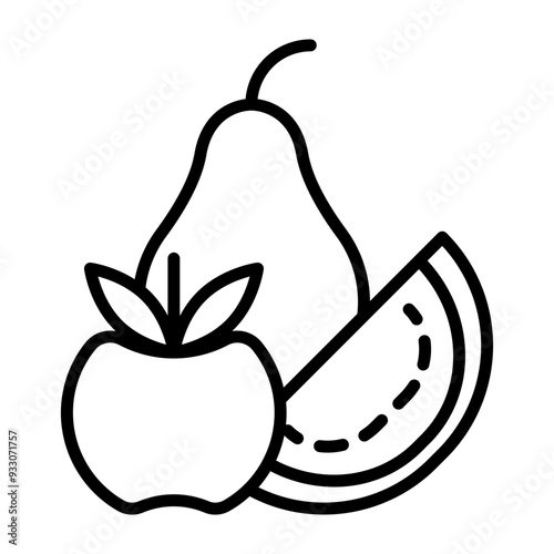 Fruit Icon Style