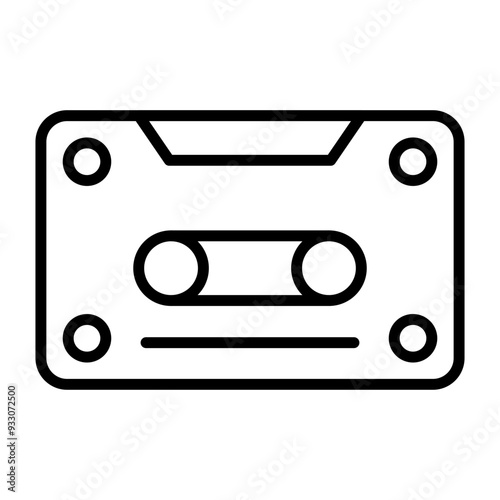 Cassette Icon Style