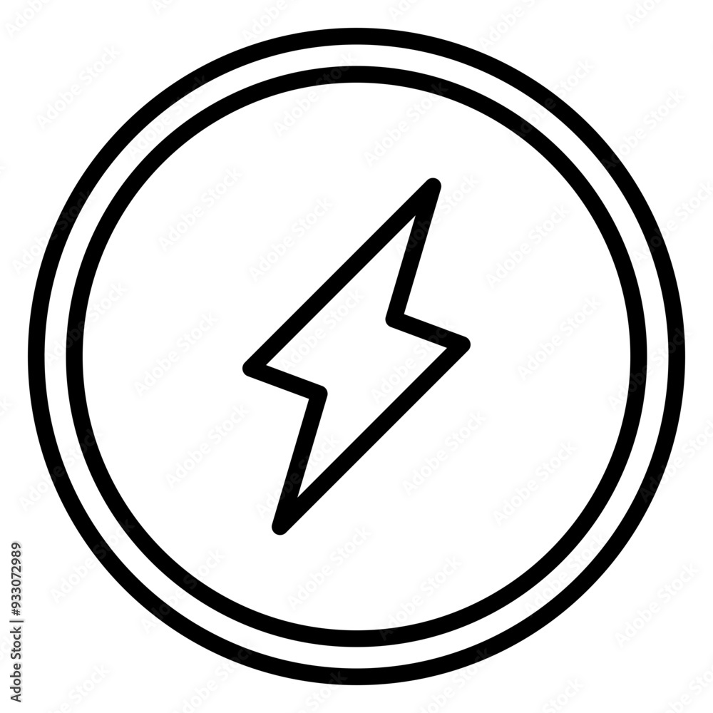 Electricity Icon Style Electricity Icon Style