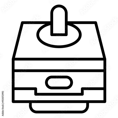 Stepper Motor Icon Style