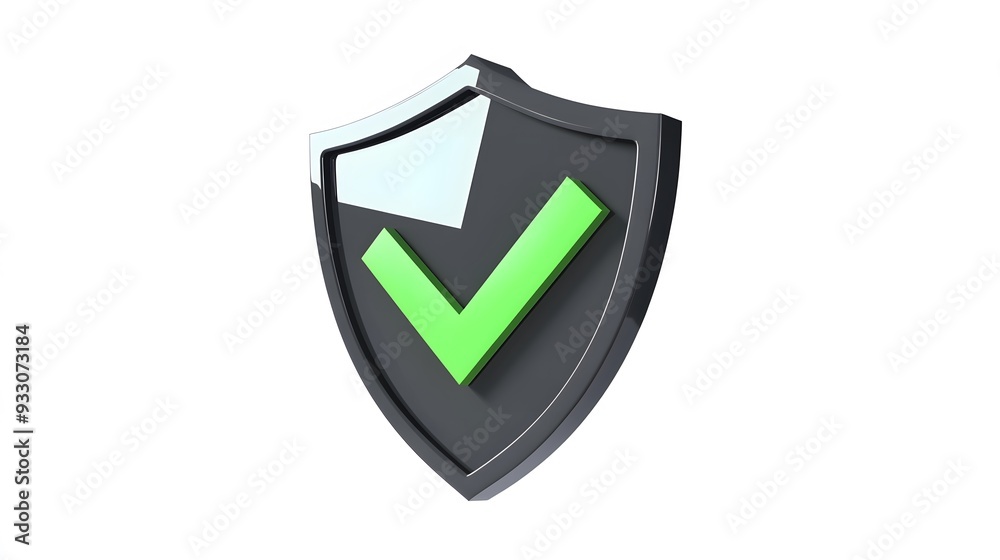 cartoon 3d Icon safety shield green check mark perspective . black symbol security safety icon. Green Checkmark in minimalistic style. 3d vector illustration. white background
cartoon 3d Icon safety shield green check mark perspective . black symbol security safety icon. Green Checkmark in minimalistic style. 3d vector illustration. white background