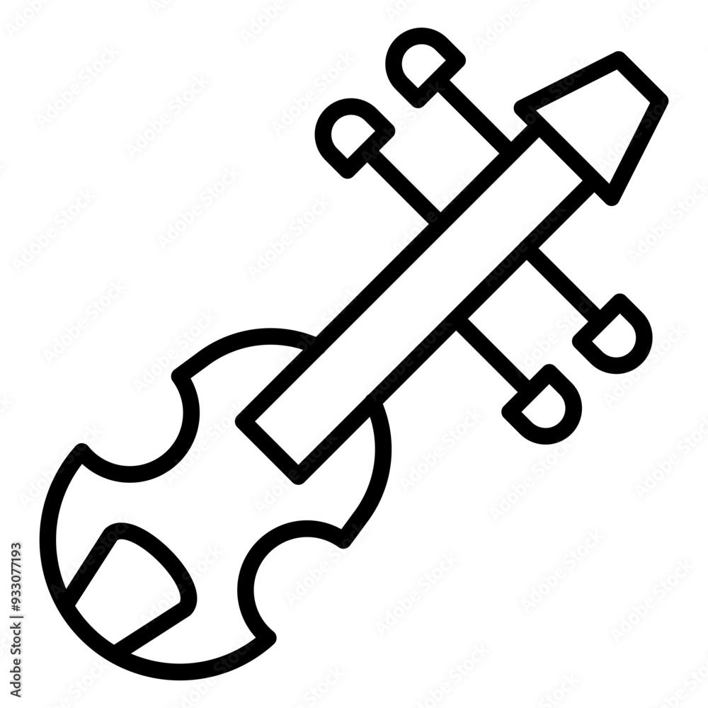 Violin Icon Style Violin Icon Style