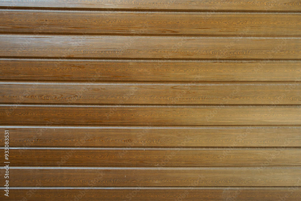 Background - brown faux wood exterior panel siding Background - brown faux wood exterior panel siding
