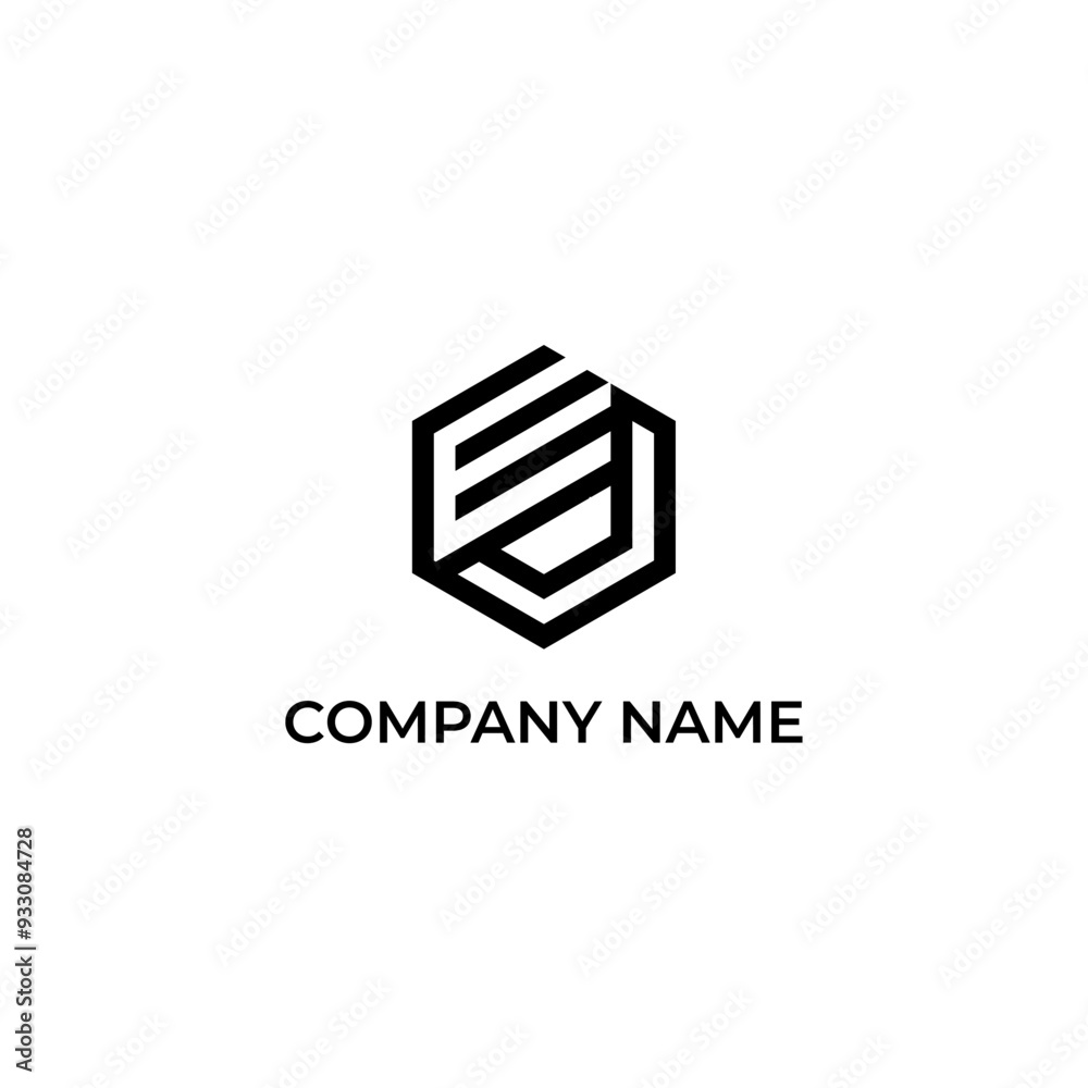 Initials letter JE or EJ logo vector design with business card design premium vector Initials letter JE or EJ logo vector design with business card design premium vector