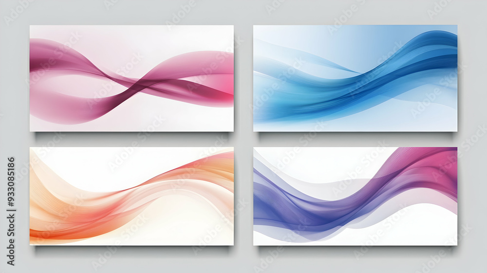 Fototapeta premium An extensive selection of web business banner templates tailored for corporate websites, suitable for enhancing online presence.