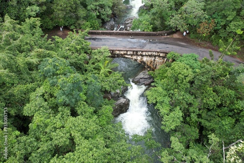 Aerial photo of Little Crystal Creek Paluma Queensland Australia photo