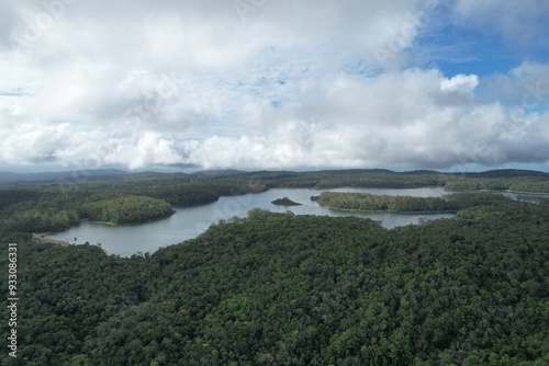 Aerial photo of Paluma Dam Queensland Australia