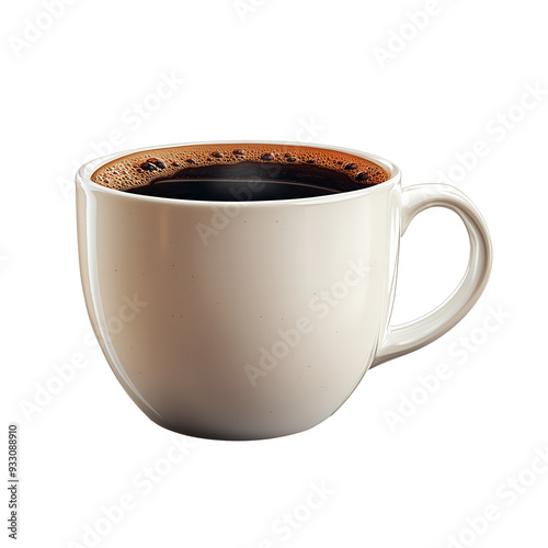 Black Coffee Mug