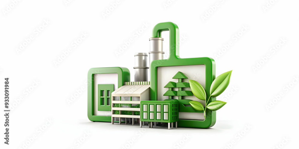 3d Flat icon as Champagne bottle and a flute glass symbolizing ...