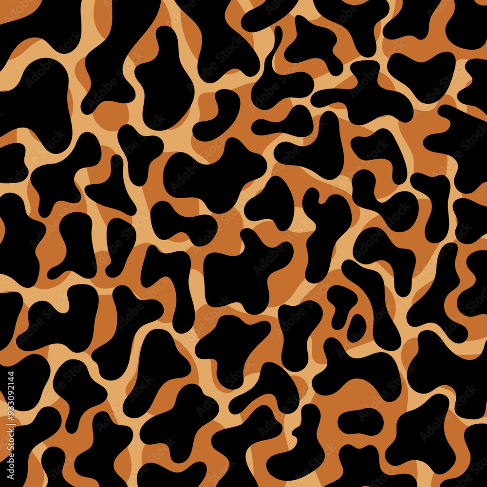 Vector leopard pattern seamless background and printing or home decorate and more. Vector leopard pattern seamless background and printing or home decorate and more.