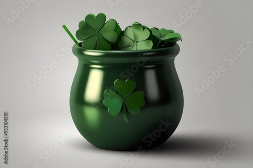 A Glimmering Pot of green