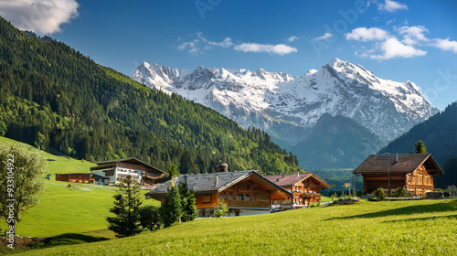 Scenic Alpine Village