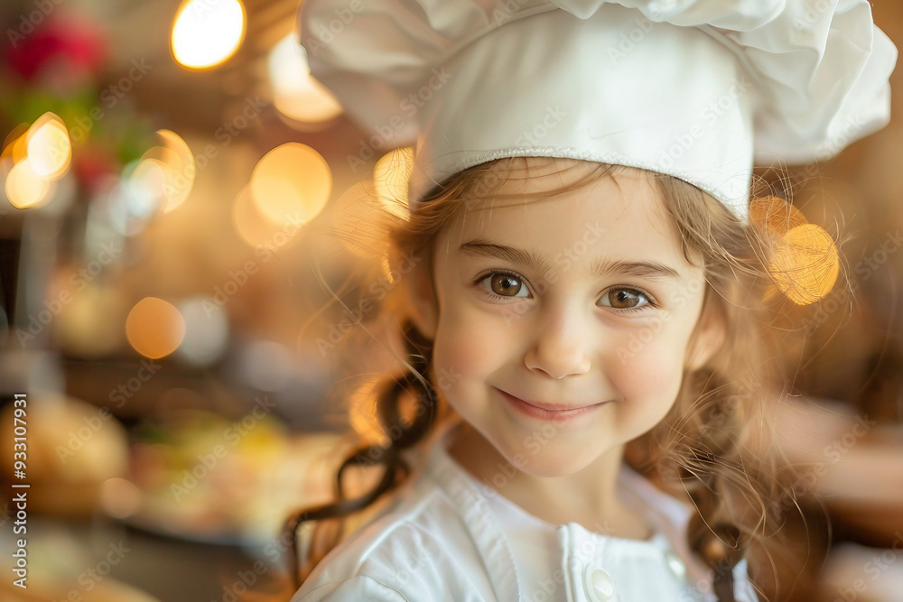 Generated with AI portrait of funny adorable cute child in uniform Generated with AI portrait of funny adorable cute child in uniform