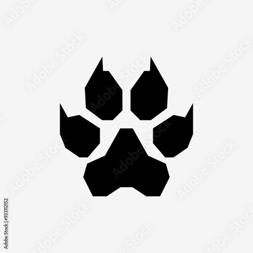 footprints of Leopard illustration