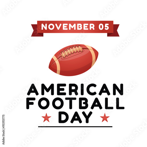 vector graphic of American Football Day ideal for American Football Day celebration.