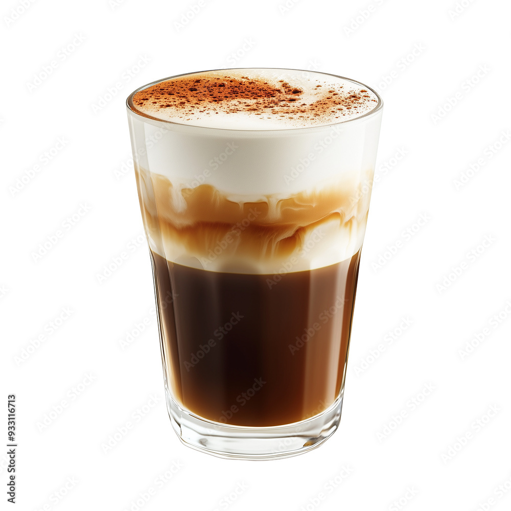 Macchiato isolated on transparent or white background Macchiato isolated on transparent or white background