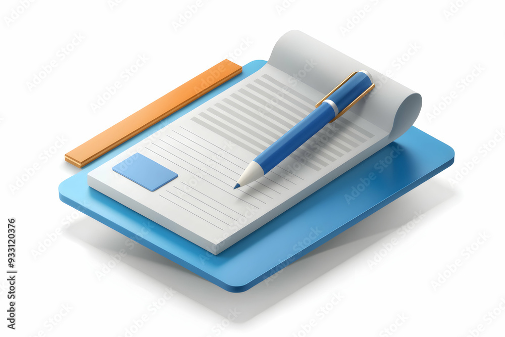 3d Flat icon as Warranty booklet and a pen symbolizing documentation and warranty with ample space for text. concept as A warranty booklet and a pen representing documentation and warranty with room f 3d Flat icon as Warranty booklet and a pen symbolizing documentation and warranty with ample space for text. concept as A warranty booklet and a pen representing documentation and warranty with room f