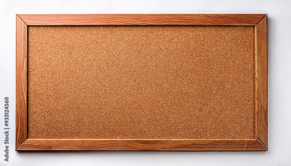 Fototapeta premium blank corkboard/bulletin board with a wooden frame 