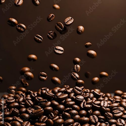 Coffee, vup of cofee, coffee beans, aromatic coffee, espresso, cappuccino, latte, coffee with milk, coffee with sugar, photo