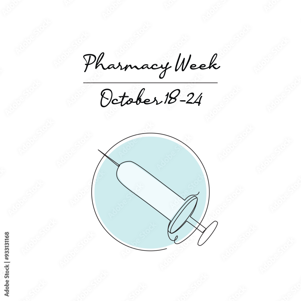 line art of Pharmacy Week good for Pharmacy Week celebrate. line art. line art of Pharmacy Week good for Pharmacy Week celebrate. line art.