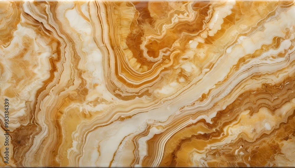 polished onyx marble slab with translucent honey base and rich caramel veining highlighted by backlighting, golden and white stone marble polished onyx marble slab with translucent honey base and rich caramel veining highlighted by backlighting, golden and white stone marble