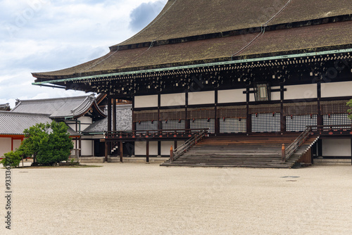 Kyoto Imperial Palace, is the latest of the imperial palaces built in the northeastern part of the old capital Kyoto, Japan photo