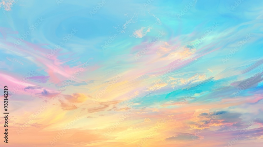 Pastel Sky at Sunset Pastel Sky at Sunset