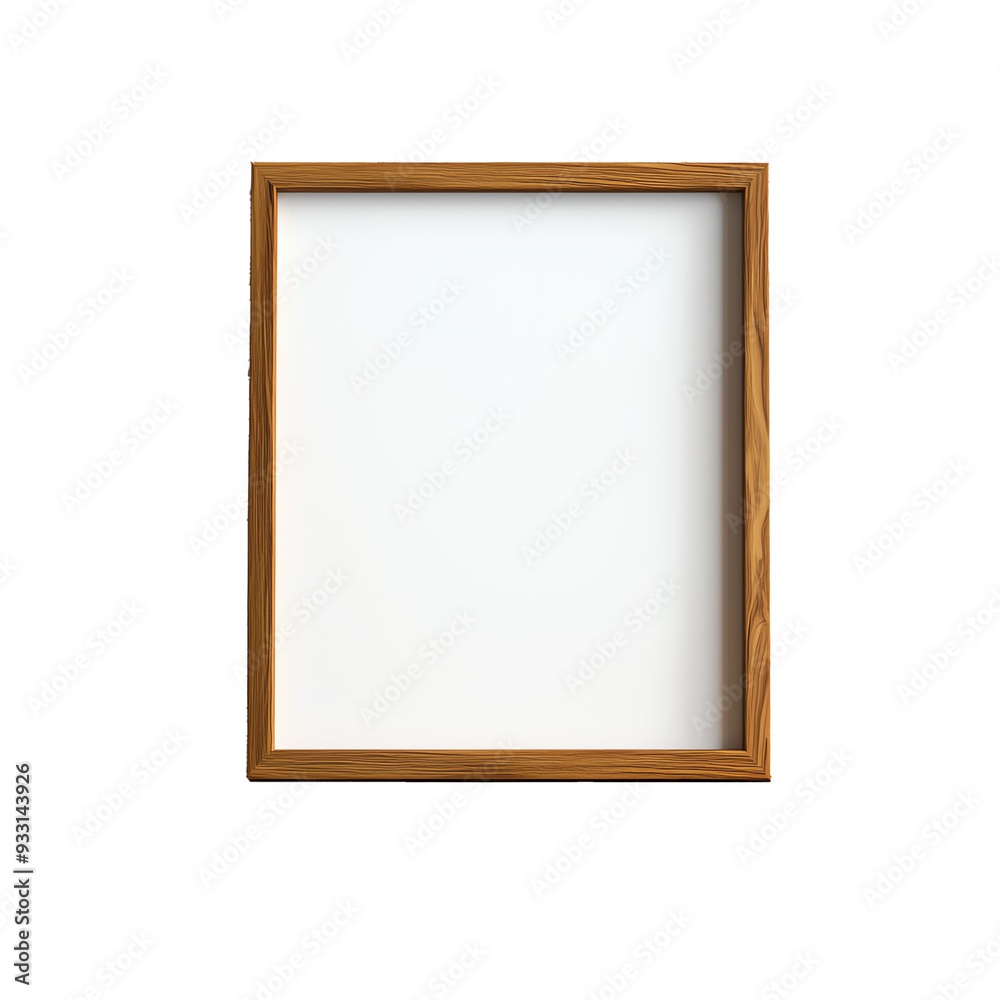Empty photo frame on transparent background Empty photo frame on transparent background