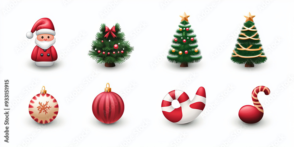 christmas icons christmas icons
