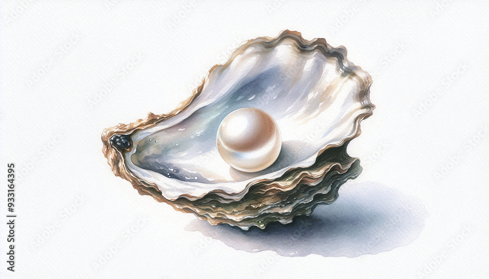 shell on a white background shell on a white background