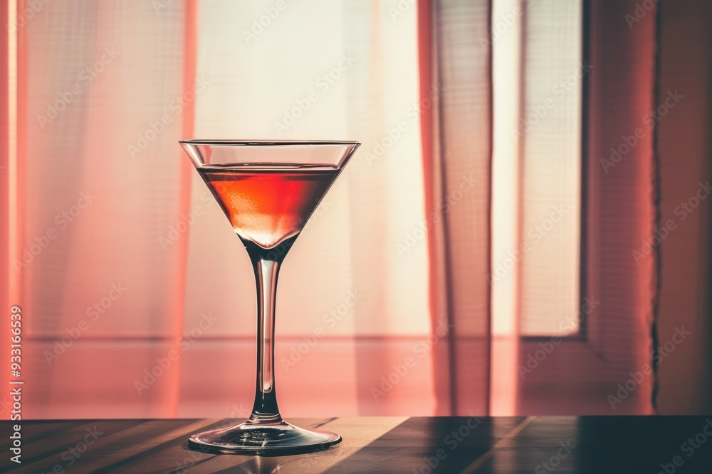 A close-up photo of a glass containing a purple grape slice and a bright background illumination. Beautiful simple AI generated image A close-up photo of a glass containing a purple grape slice and a bright background illumination. Beautiful simple AI generated image