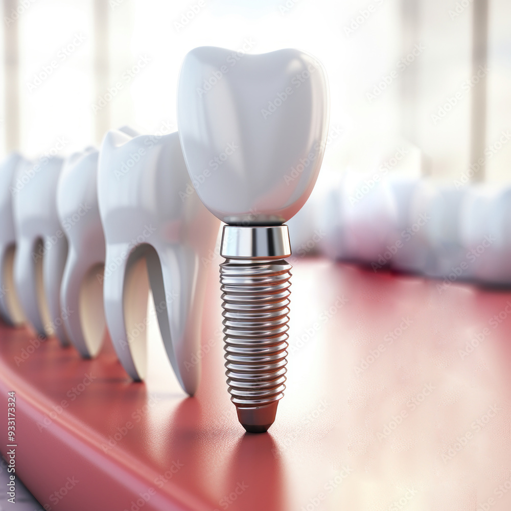 Advanced 3D Visualization of a Dental Implant Advanced 3D Visualization of a Dental Implant