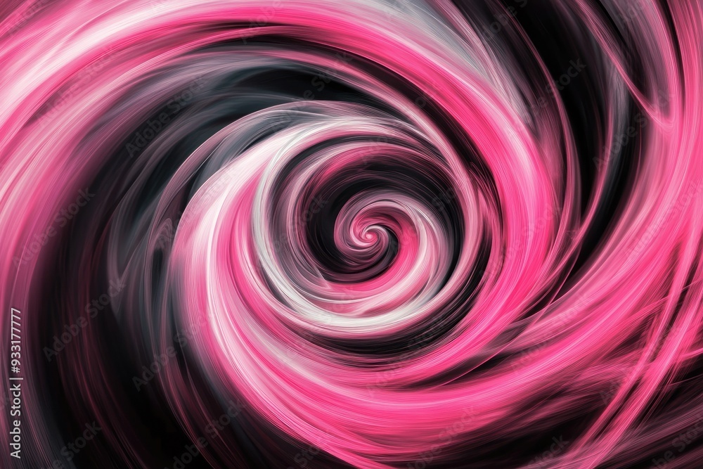 A captivating swirling pattern featuring vibrant pink and black hues, perfect for abstract art lovers and design projects. A captivating swirling pattern featuring vibrant pink and black hues, perfect for abstract art lovers and design projects.