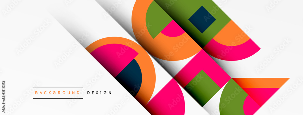 Modern geometrical abstract background - circles. Business or technology presentation design Modern geometrical abstract background - circles. Business or technology presentation design