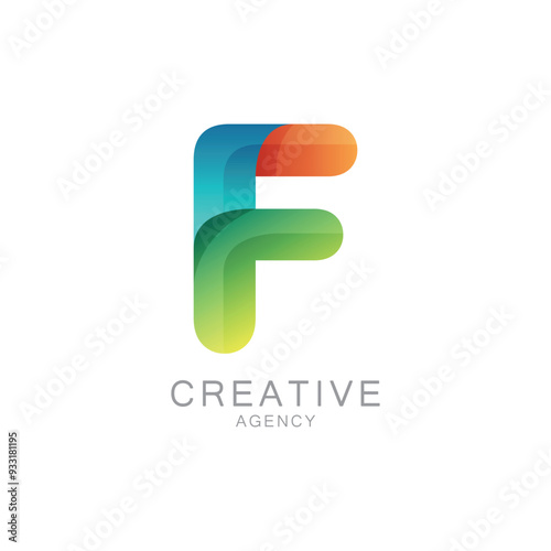 Free Download Colorful Creative Agency Logo With Gradient Letter F Design

 - GFXLoad