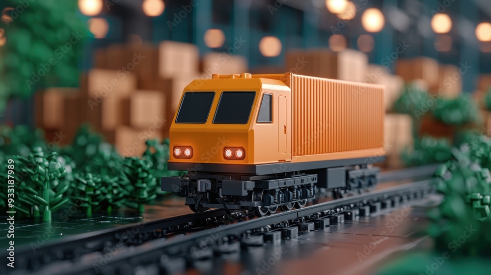 Advanced Just-in-Time Supply Chain Logistics Concept with Precision Delivery in Futuristic Setting - 8K High Detail Image with Copy Space Advanced Just-in-Time Supply Chain Logistics Concept with Precision Delivery in Futuristic Setting - 8K High Detail Image with Copy Space