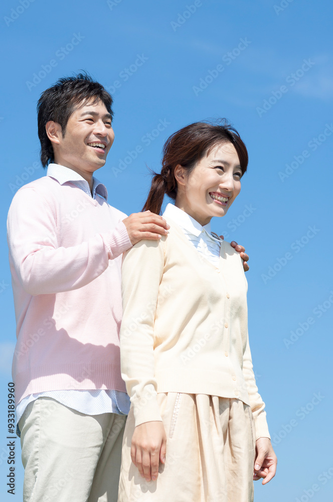 笑顔の夫婦 笑顔の夫婦