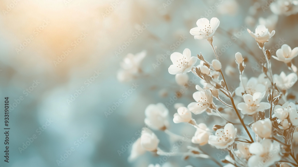 Blossom in spring with copy space for your message Blossom in spring with copy space for your message