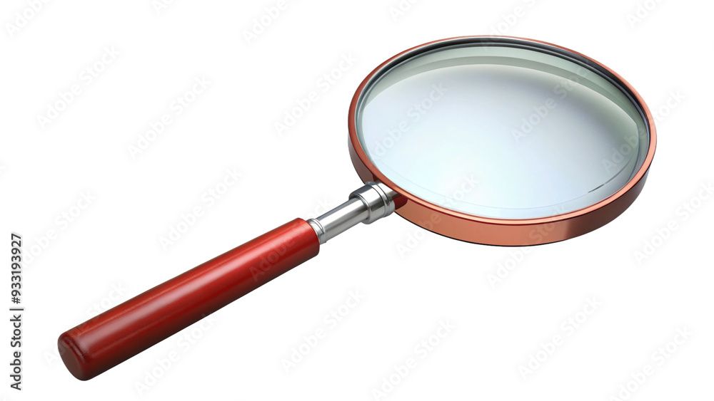 magnifying glass isolated on white background magnifying glass isolated on white background