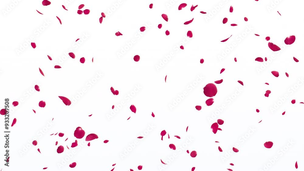 Red Rose Petals Fall Loop on Pastel Background. Red Rose petal falling on pastel background in a seamless loop.
Red Rose Petals Fall Loop on Pastel Background. Red Rose petal falling on pastel background in a seamless loop.