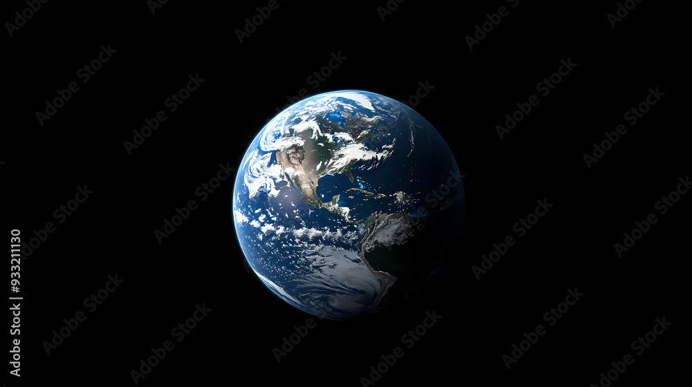 Blue Earth from space Blue Earth from space
