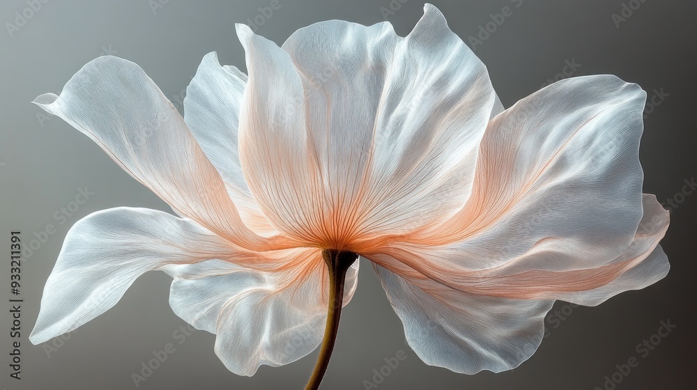 Delicate Flower Petal Macro