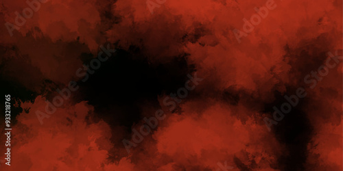 abstract cloud and vapor texture background. Black and red smoke aquarelle smudge illustration smooth grungy smokey light red colors ink glow. red color powder explosion	
