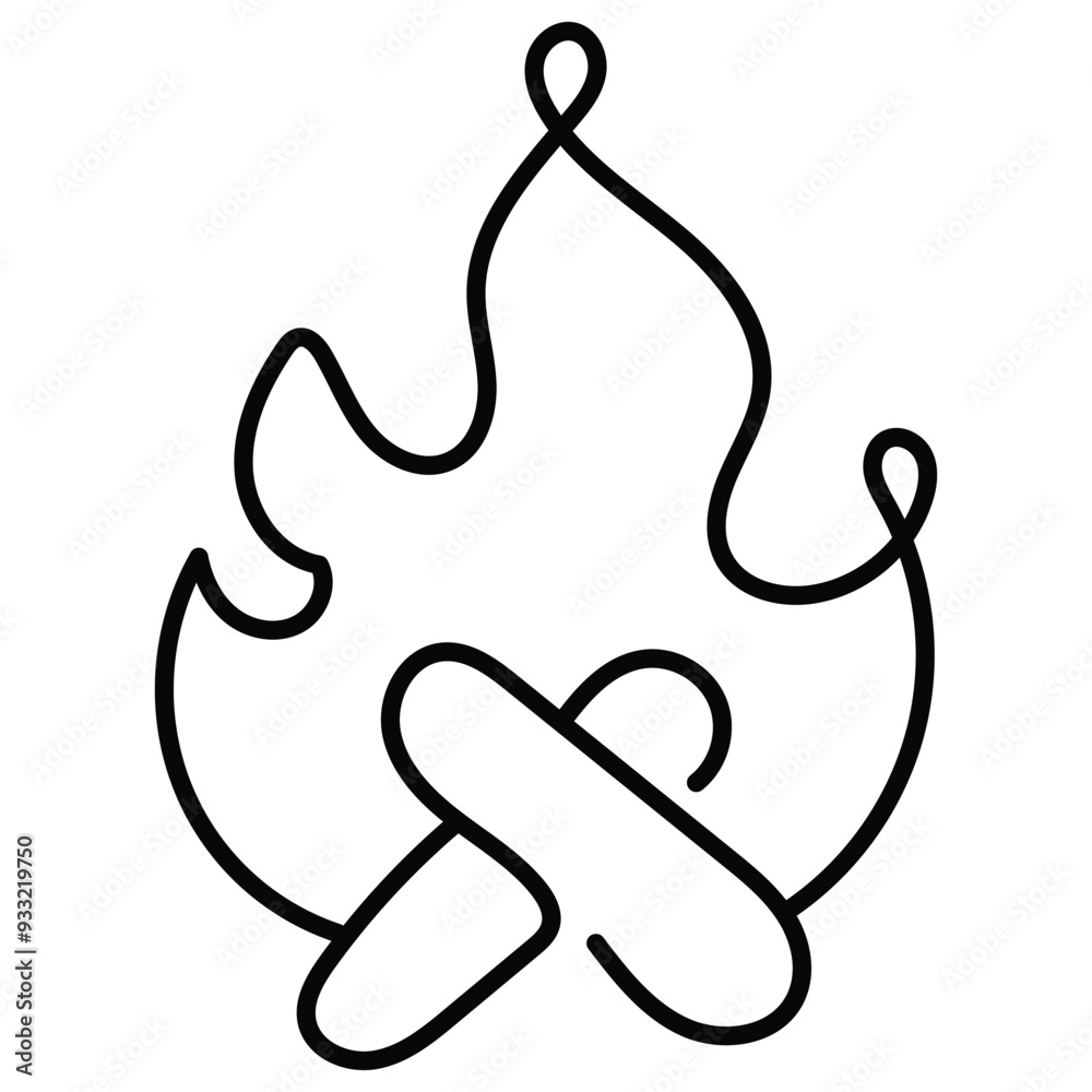 Fire Three. This vector icon represents a fire three and can be used in various design projects related to nature, weather, or themes involving the fire three. Fire Three. This vector icon represents a fire three and can be used in various design projects related to nature, weather, or themes involving the fire three.