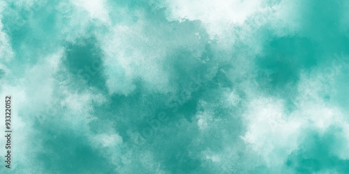 abstract cloud and vapor texture background. white and blue smoke aquarelle smudge illustration smooth grungy smokey light pastel colors ink glow. blue color powder explosion .	
