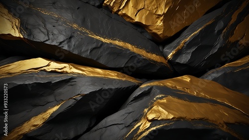 Close up gold stone background 
