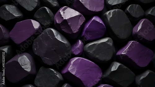 Close up purple stone background 